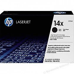 HP CF214X (14X) Siyah Orijinal Toner Yüksek Kapasite - LaserJet M712dn / M725dn - 1