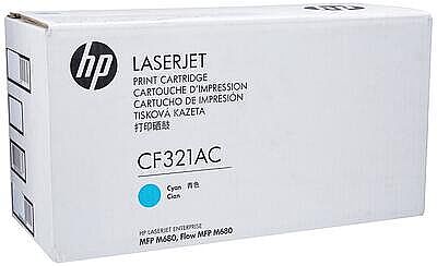 HP CF321AC (653A) Mavi Orijinal Toner - LaserJet M680 - 1