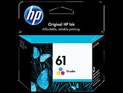 HP CH562WN (61) Renkli Orijinal Kartuş - DeskJet 1000 (E) - 1