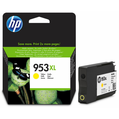 HP F6U18AE (953XL) Sarı Orjinal Kartuş Yüksek Kapasite - OfficeJet Pro 7720  - 1