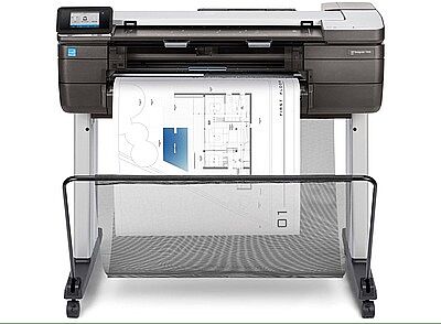 HP F9A28D DesignJet 24 inç Çok İşlevli Yazıcı - 1