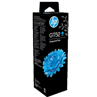 HP M0H54AE (GT-52) Mavi Orijinal Mürekkep Kartuşu - 1