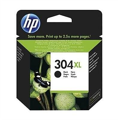 HP N9K08AE (304XL) Siyah Orijinal Kartuş Yüksek Kapasite - DeskJet 3720 / 3730 - 1