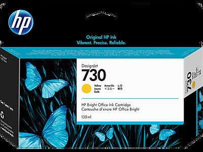 HP P2V64A (730) Sarı Orijinal Kartuş - T1600 / T1700 - 1