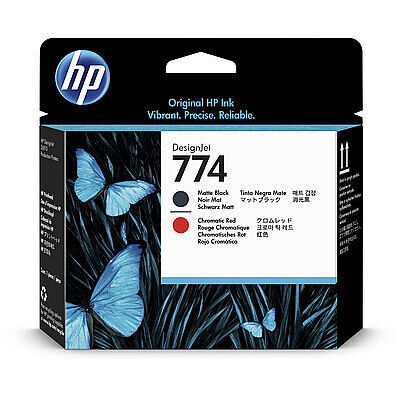 HP P2V97A (774) Mat Siyah - Kromatik Kırmızı Orijinal Baskı Kafası - Z6810 - 1