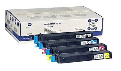 Konica Minolta 1710531-100 C/M/Y/BK Orijinal Toner - Magicolor 7300 - 1