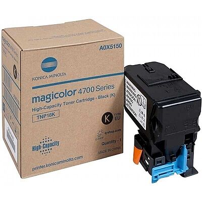 Konica Minolta TNP-18K (A0X5150) Siyah Orijinal Toner - MC4700 / 4750DN - 1