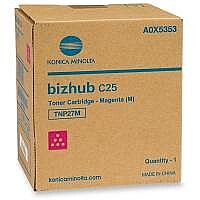 Konica Minolta TNP-27M (A0X5353) Kırmızı Orijinal Toner - Bizhub C25