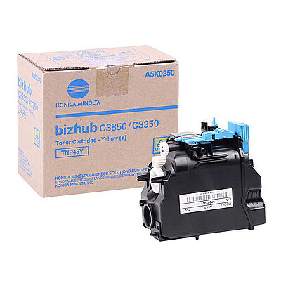 Konica Minolta TNP-48Y (A5X0250) Sarı Orijinal Toner - C3850 / C3350 - 1