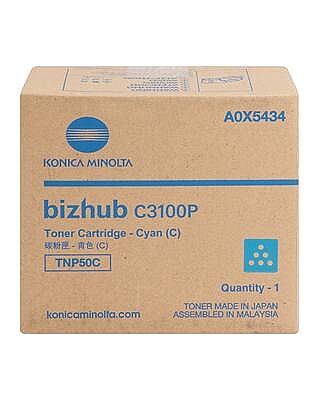 Konica Minolta TNP-50C (A0X5454) Mavi Orijinal Toner - C3100P - 1