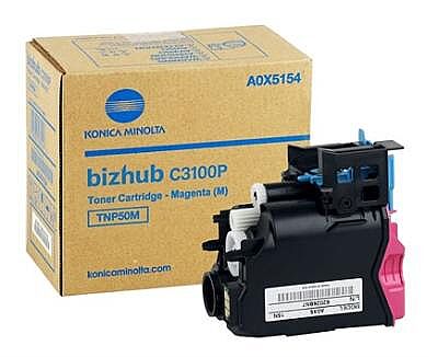 Konica Minolta TNP-50M (A0X5354) Kırmızı Orijinal Toner - C3100P - 1