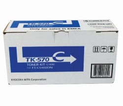Kyocera - Kyocera Mita TK-570 Mavi Toner - Orijinal