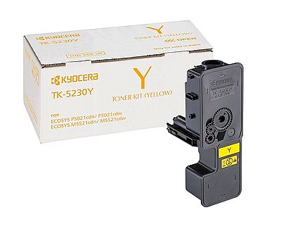Kyocera TK-5230Y Sarı Orijinal Toner - P5021 / M5521 (T11593) - 1