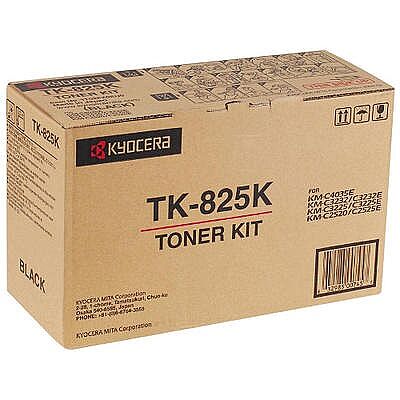 Kyocera TK-825K Siyah Orijinal Toner - KM-C2520 / KM-C2525 (T11429) - 1
