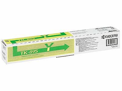 Kyocera TK-895Y Sarı Orijinal Toner - FS-C8020MFP / FS-C8025MFP - 1