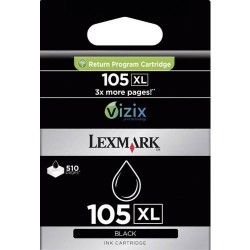 Lexmark 105XL-14N0822E Siyah Kartuş - Orijinal - Thumbnail