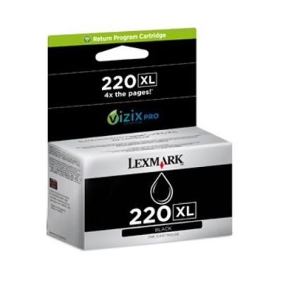 Lexmark 220XL-14L0174AB Yüksek Kapasiteli Siyah Kartuş 2′li Paket - Orijinal