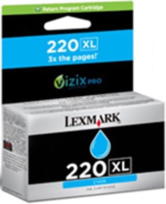 Lexmark 220XL-14L0175A Yüksek Kapasiteli Mavi Kartuş - Orijinal