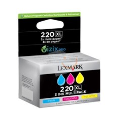 Lexmark 220XL-14L0269A Renkli Kartuş Avantaj Paketi - Orijinal - Thumbnail