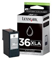 Lexmark 36XLA-18C2190E Yüksek Kapasiteli Siyah Kartuş - Orijinal - Thumbnail