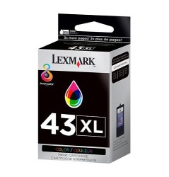 Lexmark 43XL-18YX143E Renkli Kartuş - Orijinal - Thumbnail