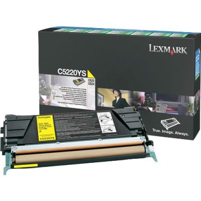 Lexmark C522-C5220YS Sarı Toner - Orijinal