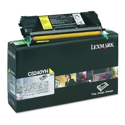Lexmark C524-C5240YH Yüksek Kapasiteli Sarı Toner - Orijinal
