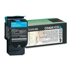 Lexmark - Lexmark C540-C540A1CG Mavi Toner - Orijinal