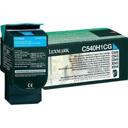 Lexmark C540-C540H1CG Yüksek Kapasiteli Mavi Toner - Orijinal - Thumbnail