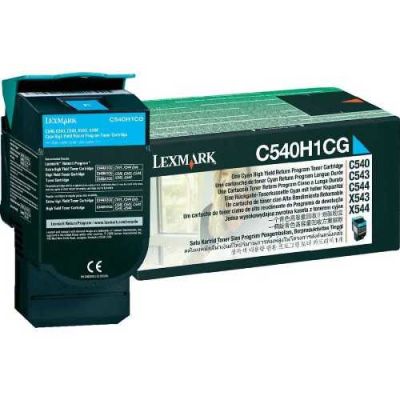 Lexmark C540-C540H1CG Yüksek Kapasiteli Mavi Toner - Orijinal