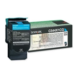 Lexmark C544-C544X1CG Ekstra Yüksek Kapasiteli Mavi Toner - Orijinal - Thumbnail
