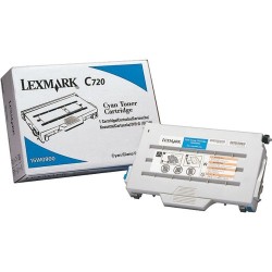 Lexmark C720-15W0900 Mavi Toner - Orijinal - Thumbnail