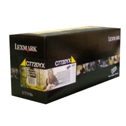 Lexmark - Lexmark C772-C7720YX Ekstra Yüksek Kapasiteli Sarı Toner - Orijinal