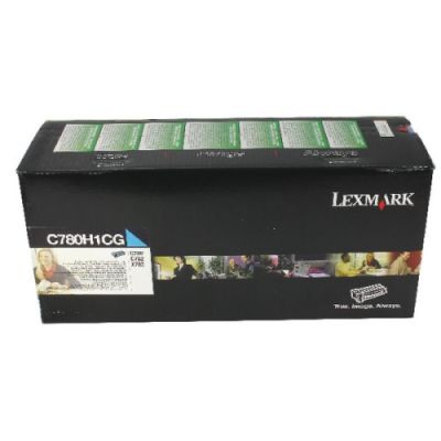 Lexmark C780-C780H1CG Yüksek Kapasiteli Mavi Toner - Orijinal