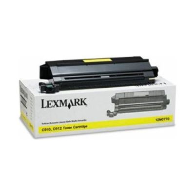 Lexmark C910-12N0770 Sarı Toner - Orijinal