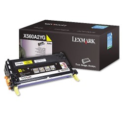 Lexmark - Lexmark X560-X560A2YG Sarı Toner - Orijinal