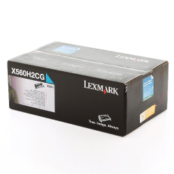 Lexmark X560-X560H2CG Yüksek Kapasiteli Mavi Toner - Orijinal - Thumbnail