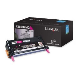 Lexmark X560-X560H2MG Yüksek Kapasiteli Kırmızı Toner - Orijinal - Thumbnail