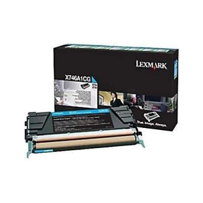 Lexmark X746-X746A1CG Mavi Toner - Orijinal