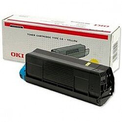 OKI 42127405 Sarı Orijinal Toner - C5100 / C5200 - 1