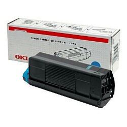 OKI 42127407 Mavi Orijinal Toner - C5100 / C5200 - 1