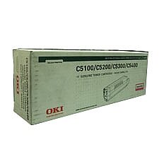 OKI 42127489 Kırmızı Orijinal Toner - C5100 / C5200