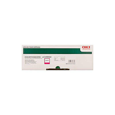 OKI 43324442 Kırmızı Orijinal Toner - C5800 / C5900 - 1