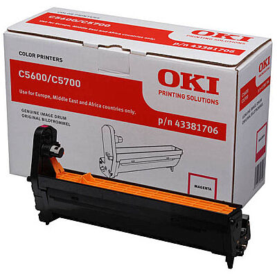 OKI 43381706 Kırmızı Orijinal Drum Ünitesi - C5600 / C5700 - 1