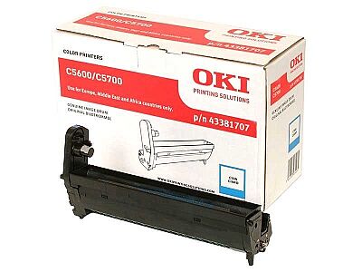 OKI 43381707 Mavi Orijinal Drum Ünitesi - C5600 / C5700 - 1