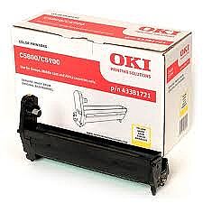 OKI 43381721 Sarı Orijinal Drum Ünitesi - C5800 / C5900 - 1