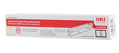 OKI 43459324 Siyah Orijinal Toner - C3530MFP / C3520MFP - 1