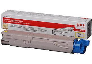 OKI 43459345 Sarı Orijinal Toner - C3300 / C3400 - 1