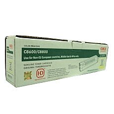 OKI 43487721 Sarı Orijinal Toner - C8600 / C8800