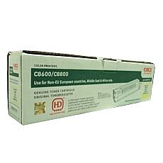 OKI 43487721 Sarı Orijinal Toner - C8600 / C8800 - 1